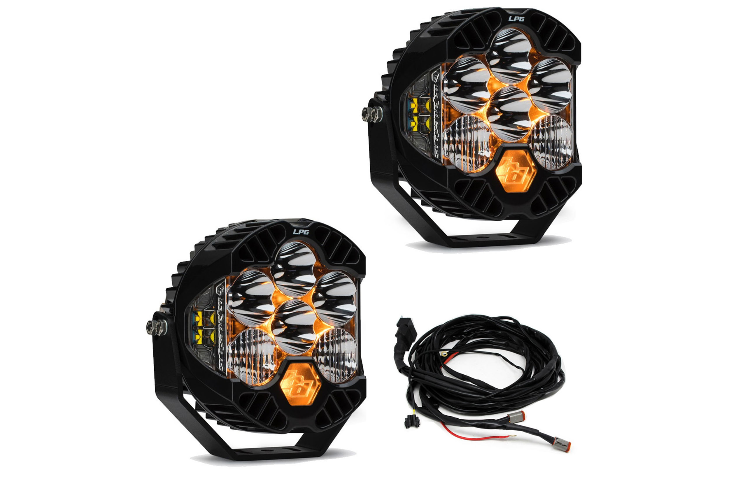 18-26 Jeep Wrangler JL LP6 Pro Bumper Light Kit (Steel Bumper)